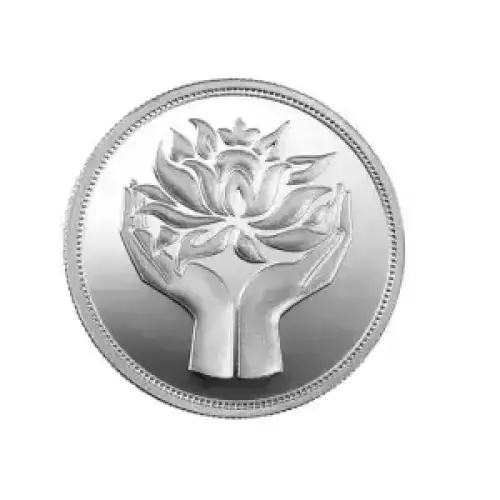 10 GRAM 999.9 FINE SILVER MMTC PAMP BANYAN TREE COIN (NO CARD) - SKU# A034