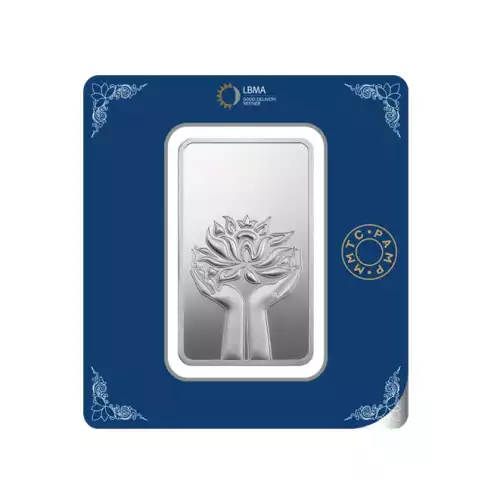100g Lotus Pamp Silver Bar (4)