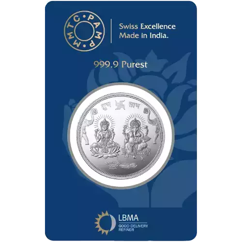 10g Lakshmi & Ganesh Pamp Silver Round (2)