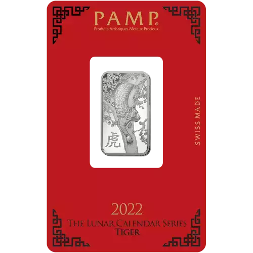 10g Lunar Tiger Pamp Silver Bar (2)