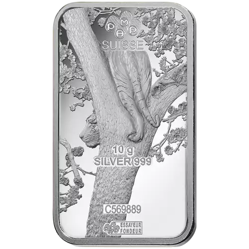 10g Lunar Tiger Pamp Silver Bar (3)