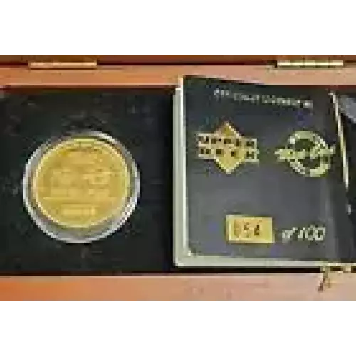 1995 Michael Jordan 1 oz. Fine Gold Coin UD / Highland Mint Ltd. Ed # 54/100