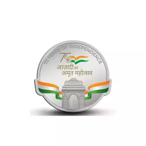 1oz 75 Year India Independence Pamp Silver Round (3)