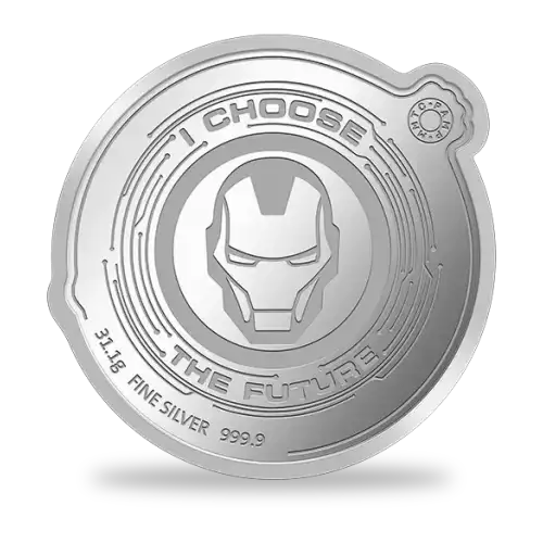 1oz Marvel Iron Man Pamp Silver Round