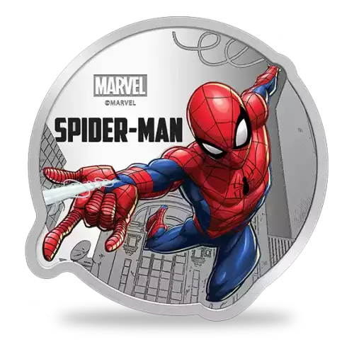 1oz Marvel Spirderman Pamp Silver Round (3)