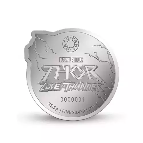 1oz Marvel Thor Silver Pamp Round