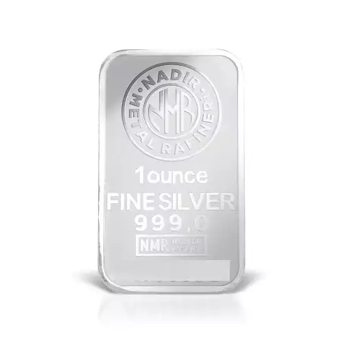 1 oz Nadir Metal Rafineri 999.0 Silver Bar - SKU# D0305