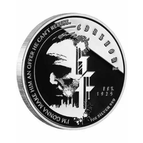 2022 1oz NIUE GODFATHER 50th Anniversary Enameled Silver Coin (3)