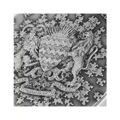 2022 EARTH Puzzle Coin 1 oz. Silver & 4.5 oz Copper (5)