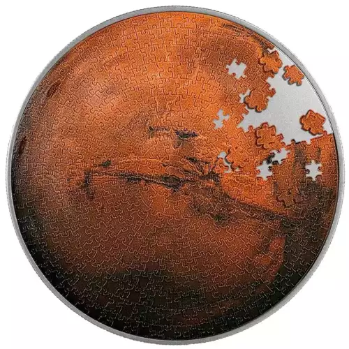 2023 MARS Puzzle Coin 1 oz. Silver & 4.5 oz Copper