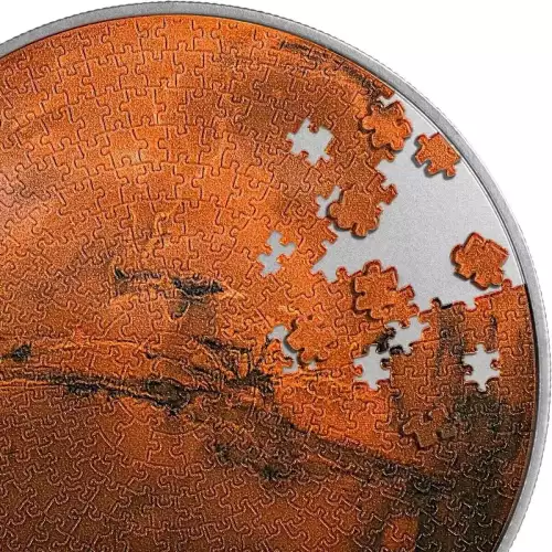 2023 MARS Puzzle Coin 1 oz. Silver & 4.5 oz Copper (4)