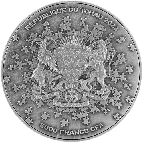 2023 MARS Puzzle Coin 1 oz. Silver & 4.5 oz Copper (5)
