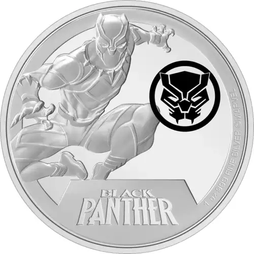 2023 Niue BLACK PANTHER Marvel Classic Superheroes 1 Oz Silver (3)