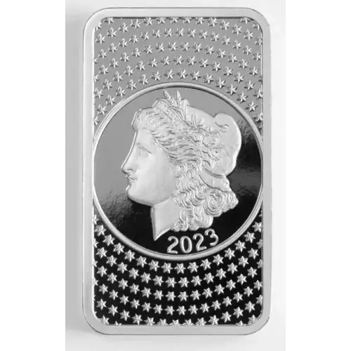 2023 PAMP Suisse 50 Gram Fine Silver Morgan Bar - 5000 MINTAGE (3)