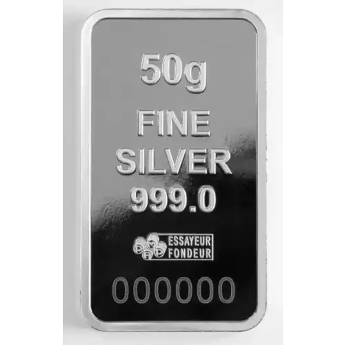 2023 PAMP Suisse 50 Gram Fine Silver Morgan Bar - 5000 MINTAGE