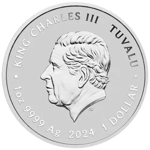2024 1 oz Tuvalu Silver 40th Anniversary  Teenage Mutant Ninja Turtles Coin (3)