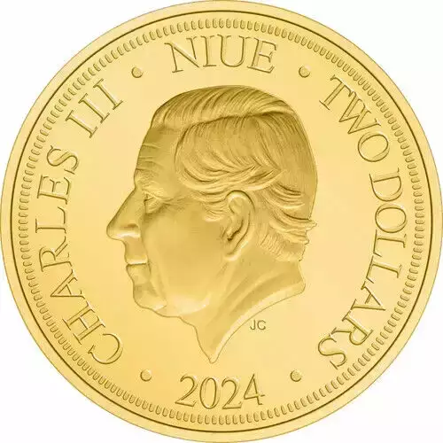 2024 Niue KCIII Lunar Year of the Dragon 1oz Silver Gilded Coin (3)