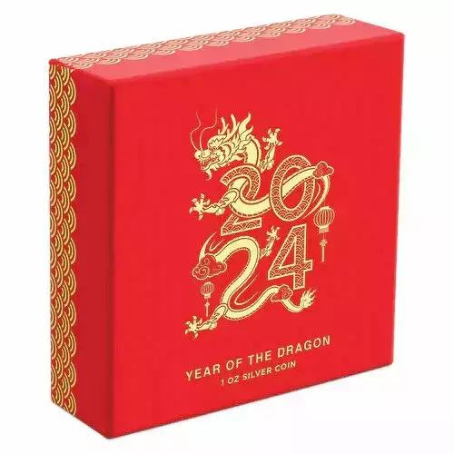 2024 Niue KCIII Lunar Year of the Dragon 1oz Silver Gilded Coin (4)