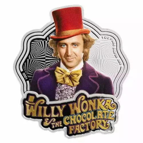 2024 Samoa 1 oz Willy Wonka Shaped Silver Coin (4)