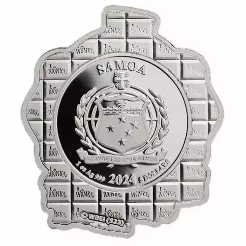 2024 Samoa 1 oz Willy Wonka Shaped Silver Coin (5)