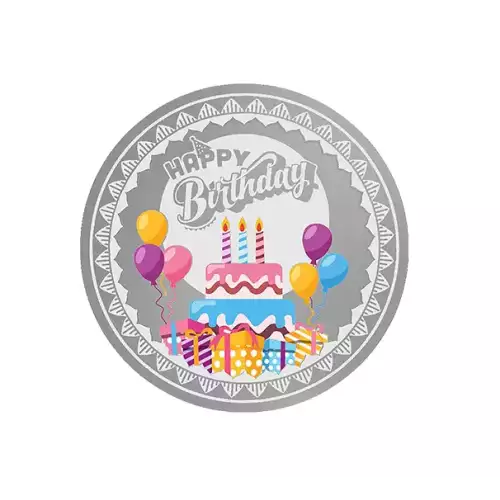 20g Happy Birthday Pamp Silver Round