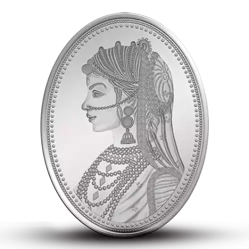 50g RANI (PRINCESS) Card Packing Pamp Silver Round (3)