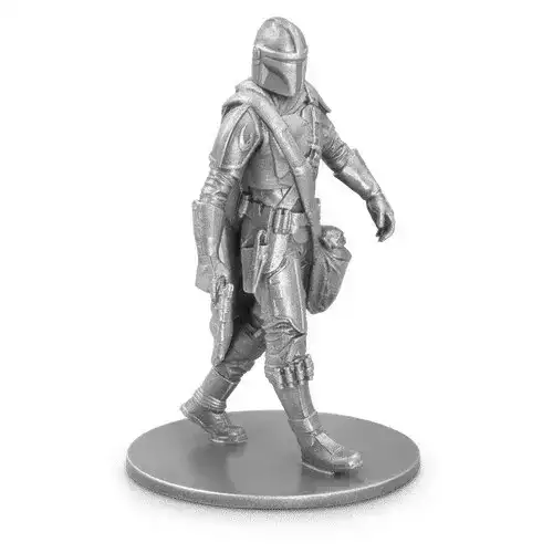MANDALORIAN Star Wars Limited Edition Series 1 150g 3D Silver Miniature