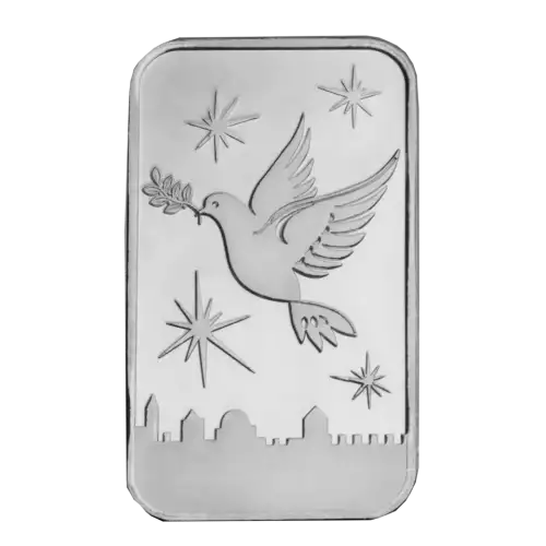 The Holy Land Mint 1oz Silver - Dove of Peace Bar In a Gift Box (4)